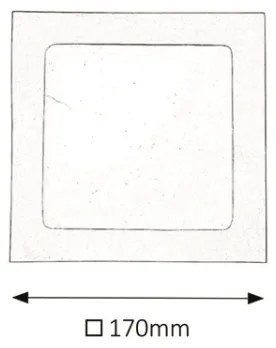 Rabalux 5591 - Lampada LED da incasso per bagni LOIS LED/12W/230V IP44 3000K