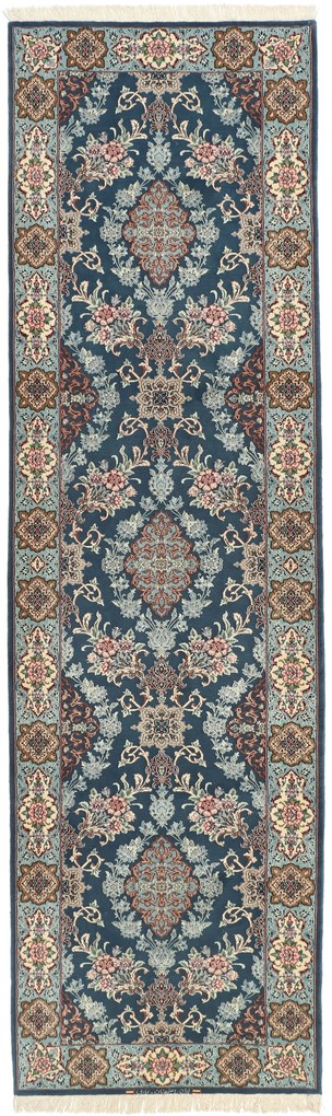 Isfahan Tappeto persiano 80x310 (Iran) Annodato A Mano