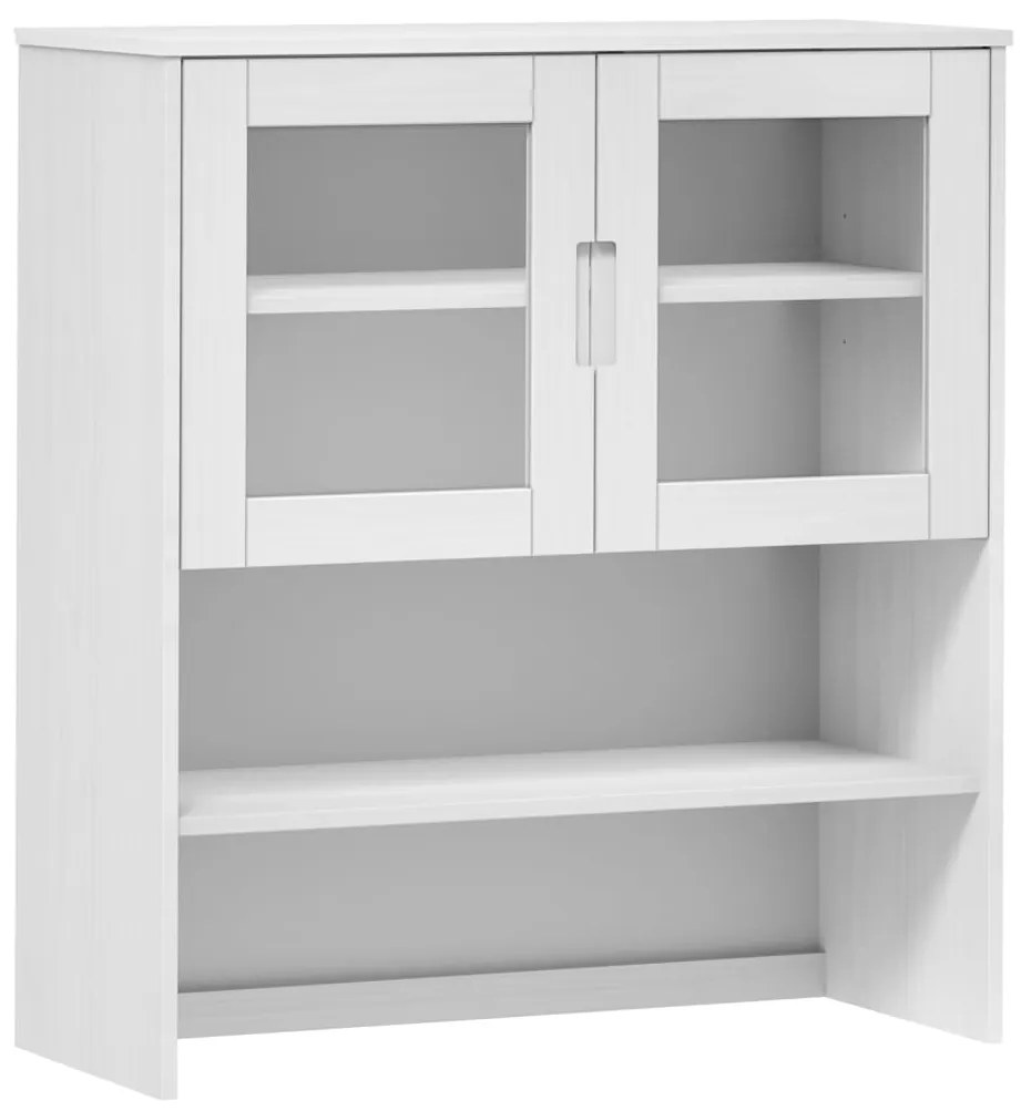 Piano credenza molde bianco 90x35x100 cm legno massello di pino