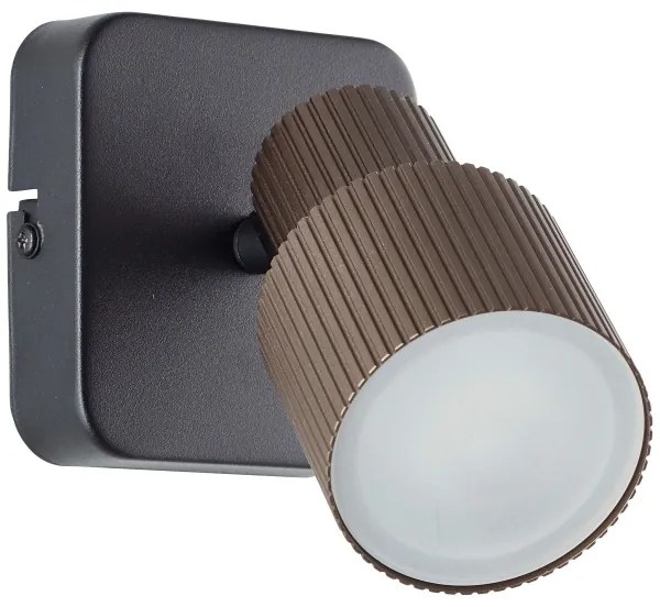 Brilliant - Luce Spot da parete a LED CADIZ 1xGU10/5W/230V bronzo