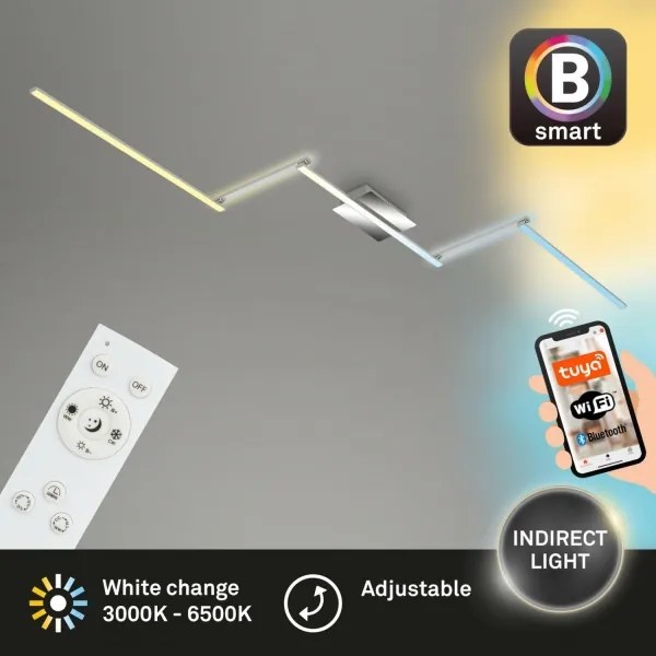 Brilo 3737-018 - Plafoniera LED dimmerabile SMART LED/24W/230V Wi-Fi +RC
