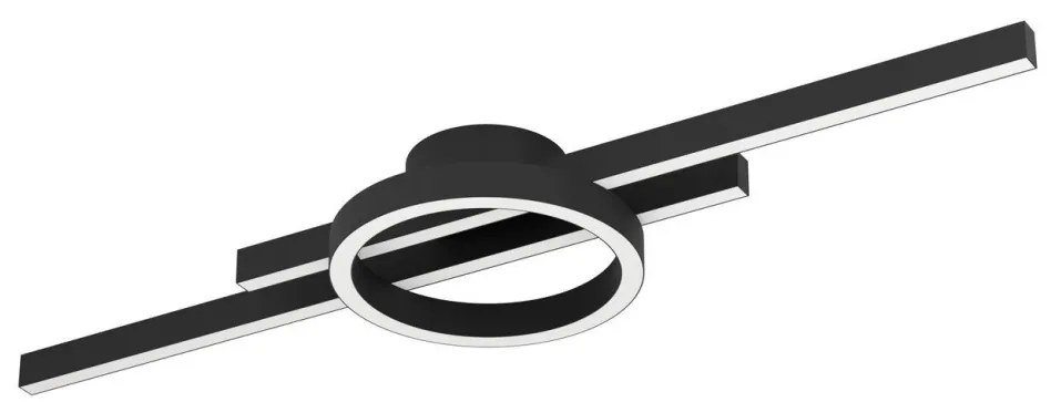 Eglo 900953-Plafoniera LED RGBW dimmerabile AMANDOLO 23,5W/230V nero + +TC