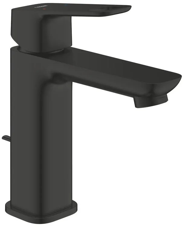 Rubinetto per lavabo a canna media getto aerato Clova Pulse nero spazzolato opaco GROHE H 20.1 cm