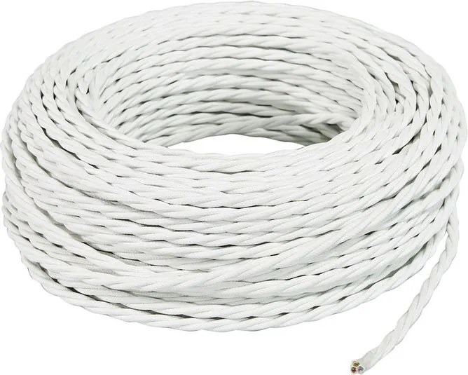 Cavo elettrico ritorto H07VK 3 x 2.5 mm² L50 m MERLOTTI bianco