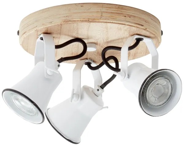 Brilliant - Faretto SEED 3xGU10/5W/230V bianco/beige