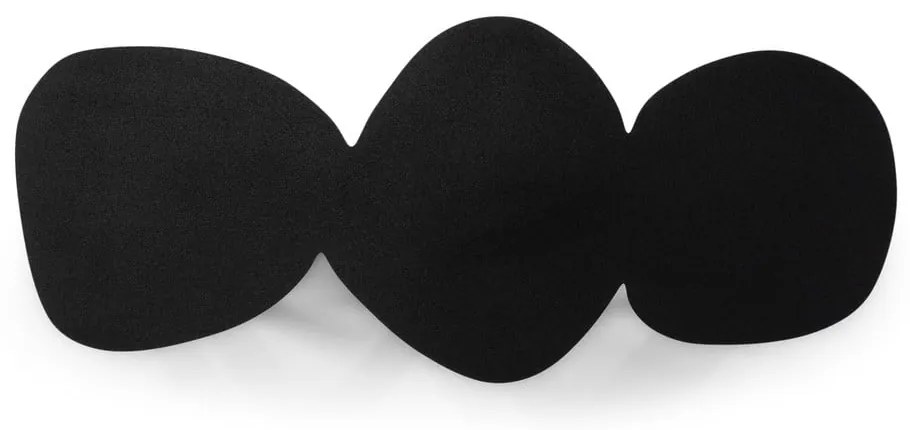 Attaccapanni da parete nero in metallo 35 cm Tumulo – Spinder Design