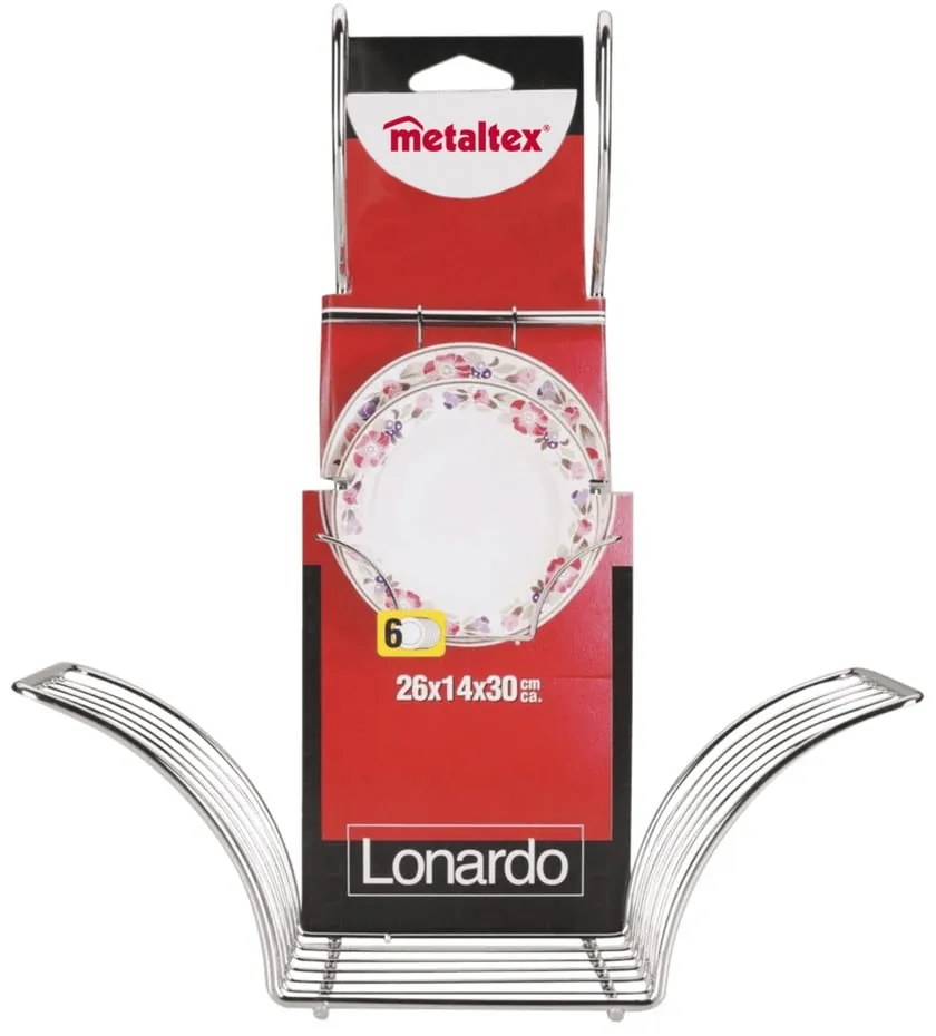 Supporto da appendere per coperchi in acciaio cromato Lonardo - Metaltex