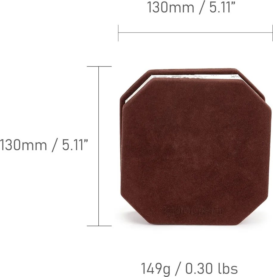 Decorazione luminosa marrone scuro con ricarica USB Velvet Accordion – Gingko