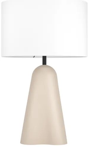 Eglo 390365 - Lampada da tavolo TOLLERIC 1xE27/40W/230V beige