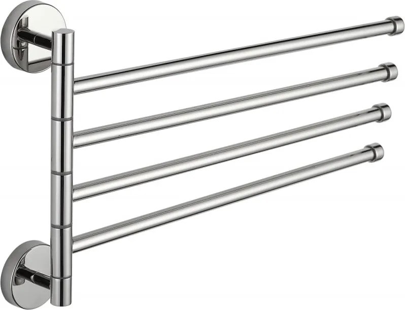 Mexen appendiabiti rotante quadruplo per asciugamani, cromo - 7039244-00