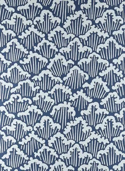 Farrow & Ball Carta da parati Aranami - Stiffkey Blue/ Skylight