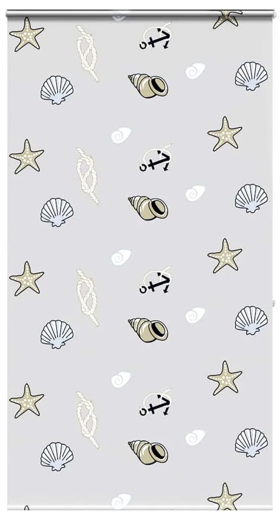 Tenda A Rullo Doccia Con Cassonetto 120x240cm Larghezza Tessuto /