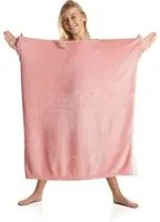 Coperta indossabile per bambini double face rosa