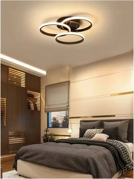 Plafoniera LED dimmerabile LED/70W/230V 3000-6500K nera + telecomando