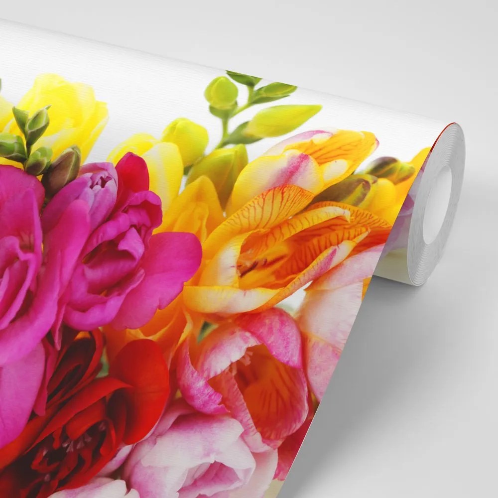 Carta da parati – Bouquet di fresie