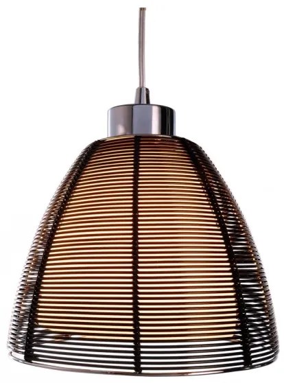 Deko-Light 342026 - Lampadario a sospensione con filo FILO 1xE27/60W/230V diametro 19 cm nero