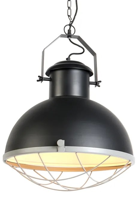 Lampada a sospensione industriale nera grigio - ENGINE