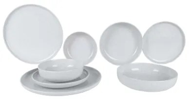 Set da tavola 8 pezzi beige/porcellana