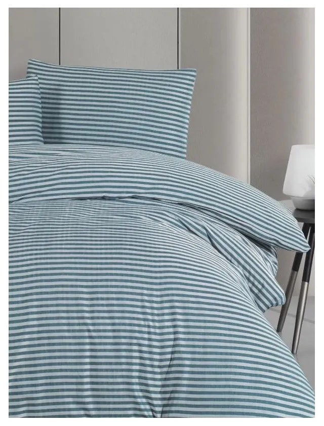 Biancheria da letto blu per letto matrimoniale/per letto prolungato 200x220 cm – Mila Home