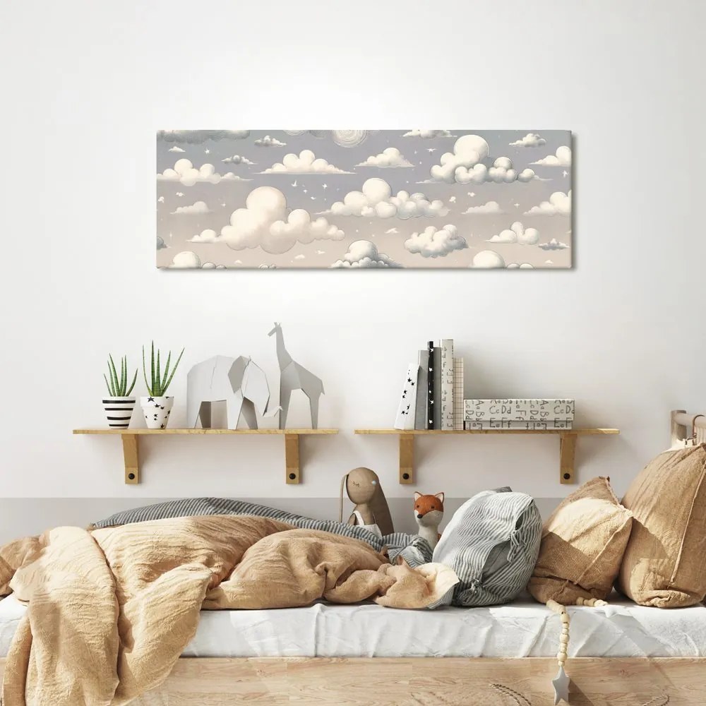 Quadro su tela – Cielo pieno di nuvole
