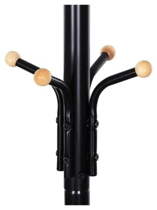 Appendiabiti da terra LINEA, nero