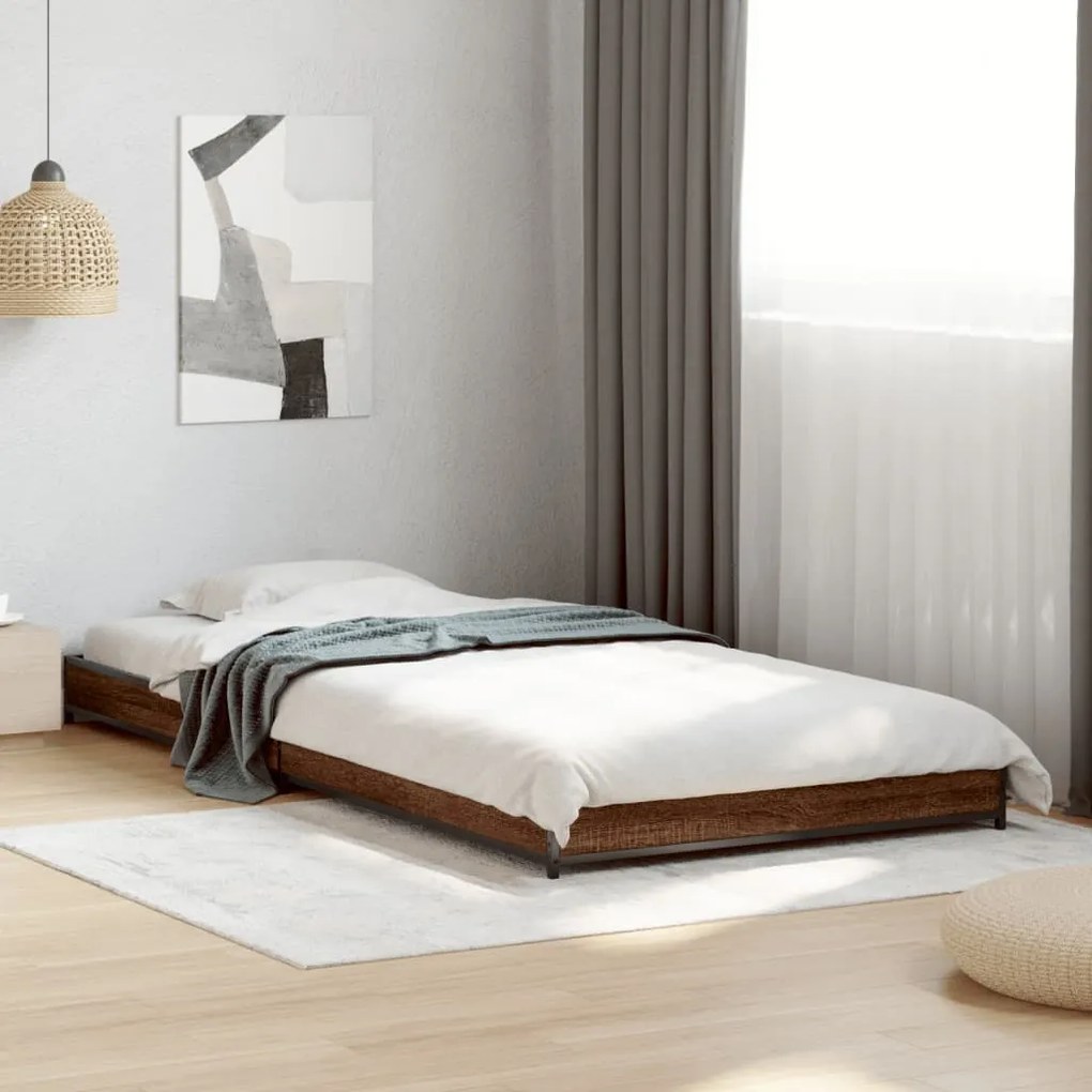 Giroletto rovere marrone 90x200 cm legno multistrato e metallo
