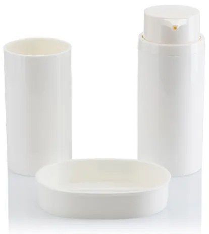 Set da bagno CARMEN 5 pz bianco