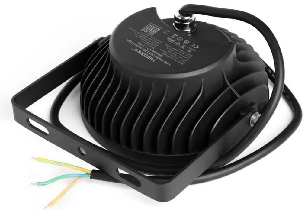 Faro LED 15W RGB+CCT IP66 da Telecomando con Picchetto e Staffa Colore RGB+CCT
