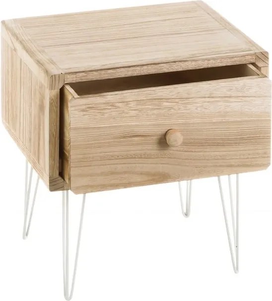 Comodino in legno esotico di colore naturale Natural Way - Casa Selección