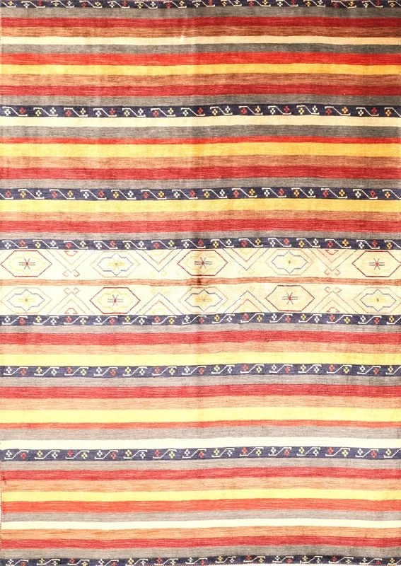 Loribaft Tappeto 160x220 Beige (Indian) Annodato A Mano