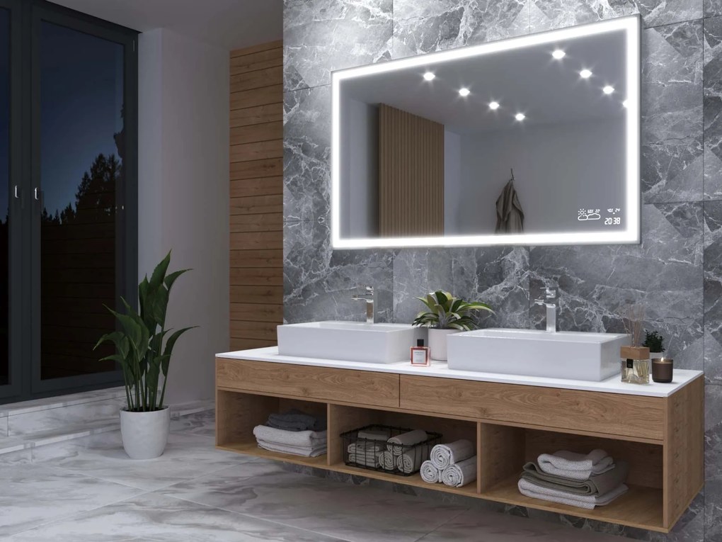 Specchio con LED illuminazione M1 premium