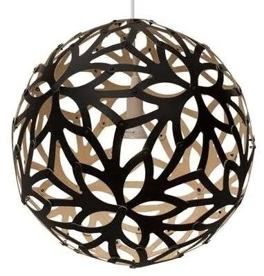 David Trubridge - Floral Lampada a Sospensione Ø40 Nero 1 Lato David Trubridge