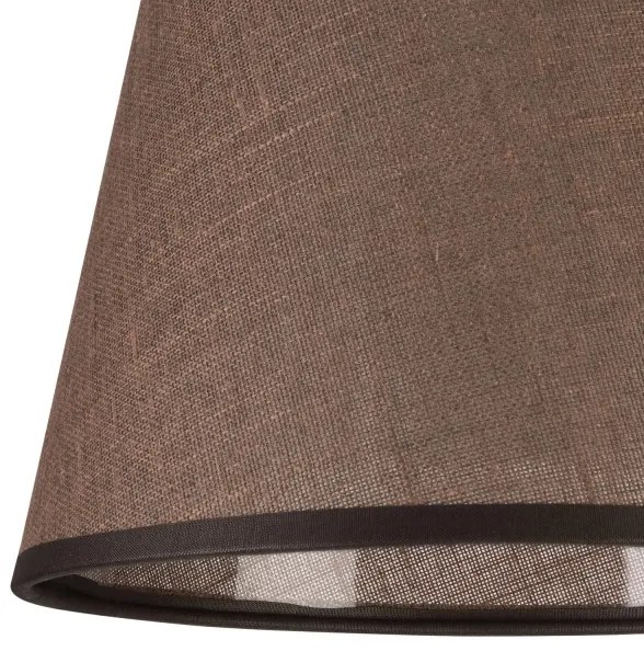 Paralume di ricambio LORENZO E27 diametro 16 cm marrone