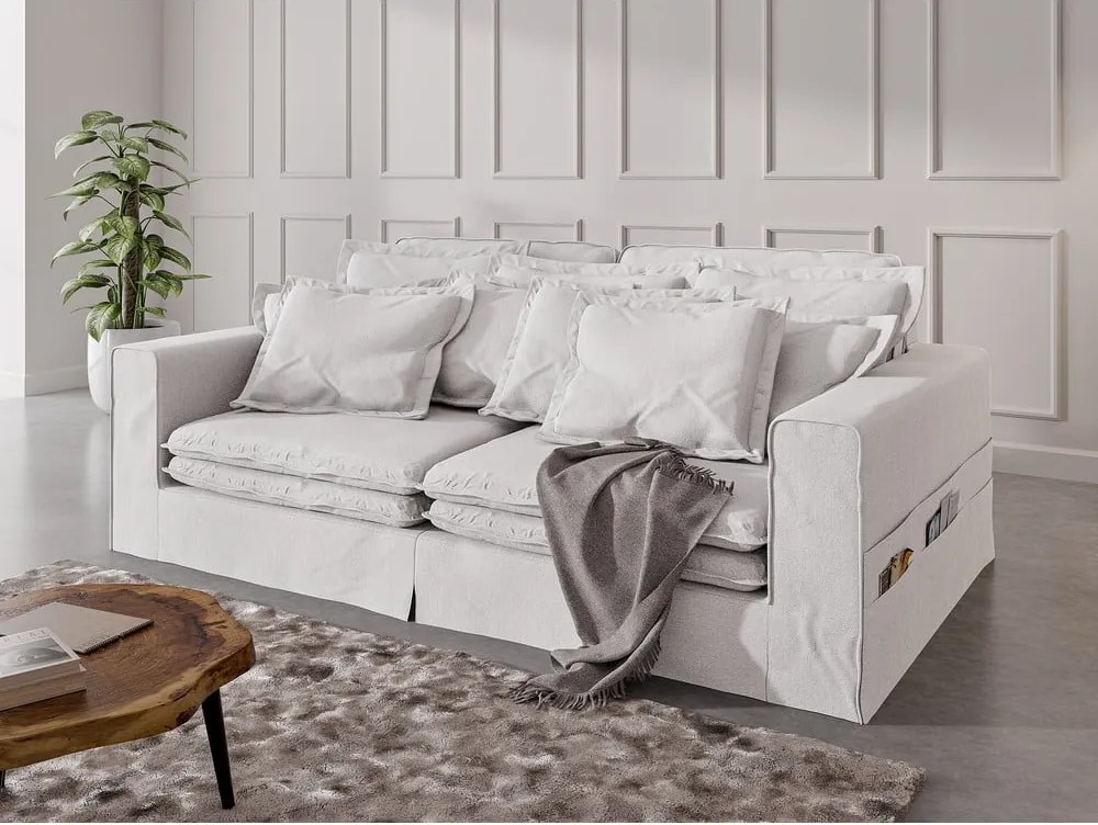 Divano bianco 236 cm Nora – Ropez