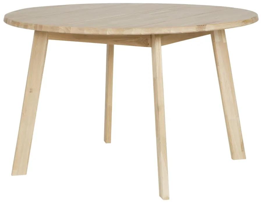 Tavolo da pranzo in legno di quercia, Ø 120 cm Disc - WOOOD