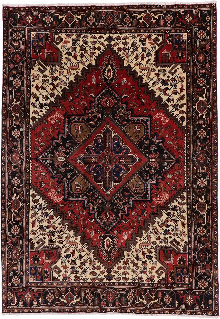 Heriz Tappeto 210 x 300 (Iran) Annodato A Mano