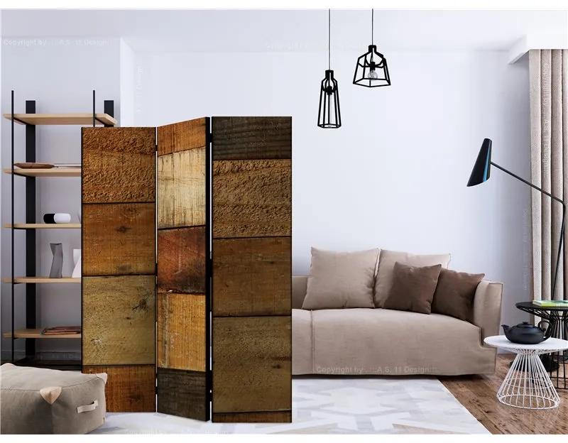 Paravento Wooden Textures [Room Dividers]