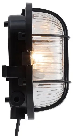 Nordlux - Applique da esterno SKOTLAMPE 1xE27/60W/230V IP44 nero