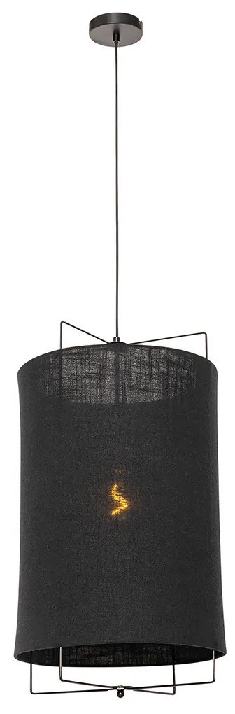 Lampada a sospensione di design nera - Rich