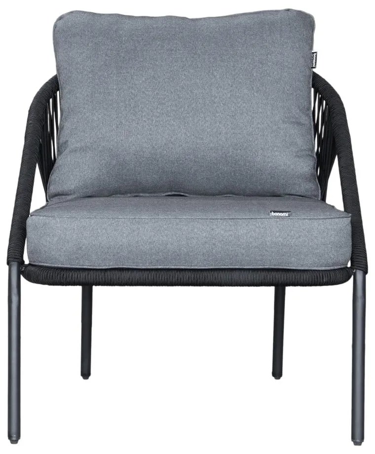 Sedia da giardino nera North - Bonami Selection