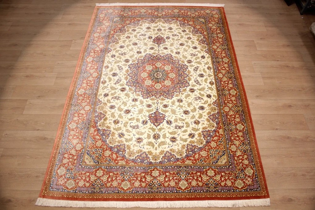 Ghom Tappeto 200 x 300 (Iran) Annodato A Mano