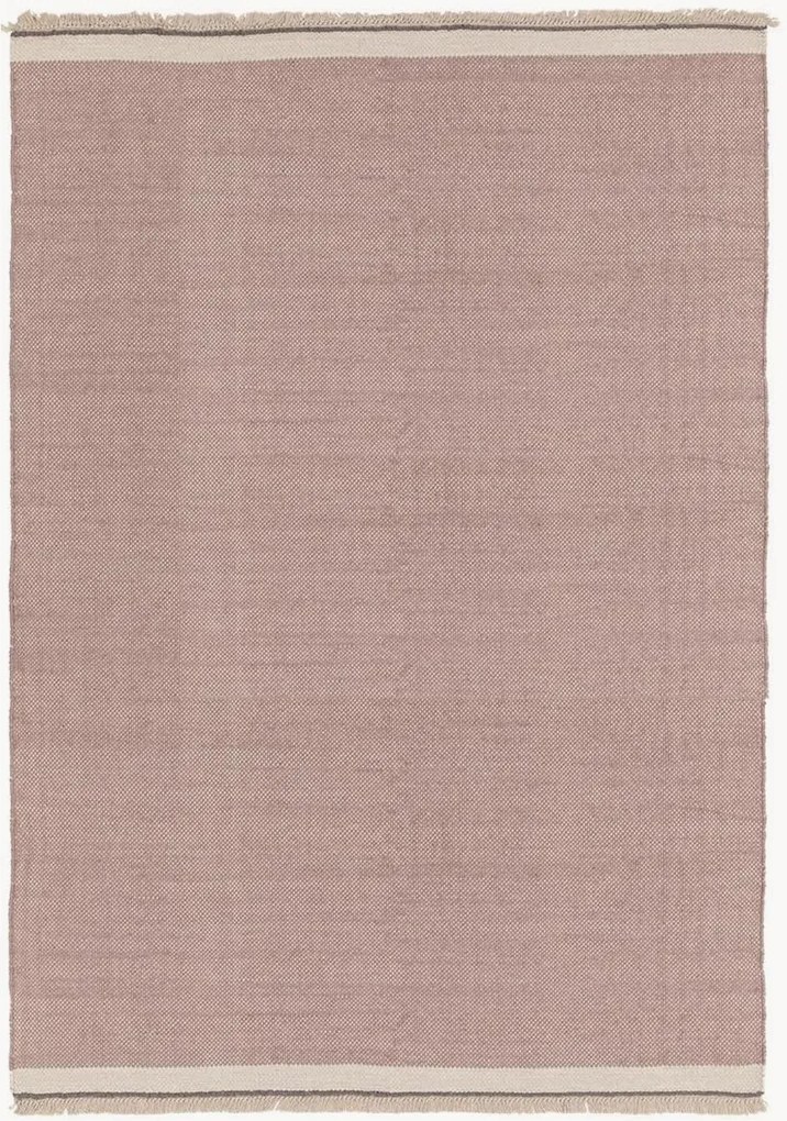 Tappeto in lana a pelo corto tessuto a mano Karla