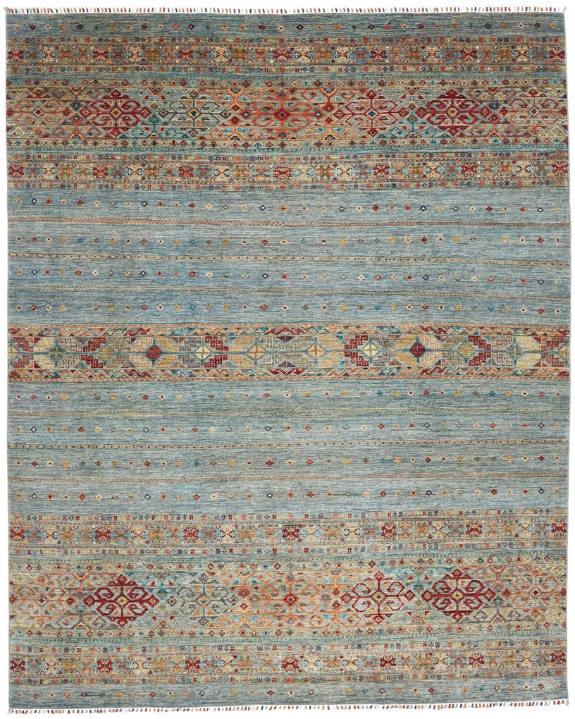 Samarkand Tappeto 250 x 310 Grigio (Pakistan) Annodato A Mano
