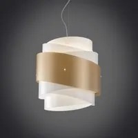 Lampadario a sospensione BEA una luce Oro diametro 40x h39 cm