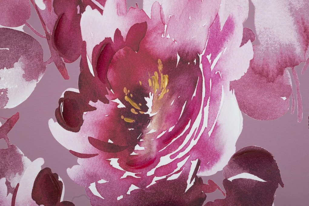 Stampa Artistica Floreale Optic 80x3x120 cm