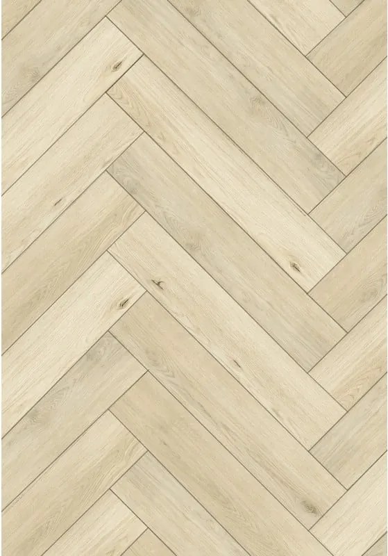 Mexen Calera pannelli vinilici a spina di pesce 635 x 127 mm SPC 6,5 mm, sottostrato IPEX 1,5 mm, 4 V-Fuga, Rovere