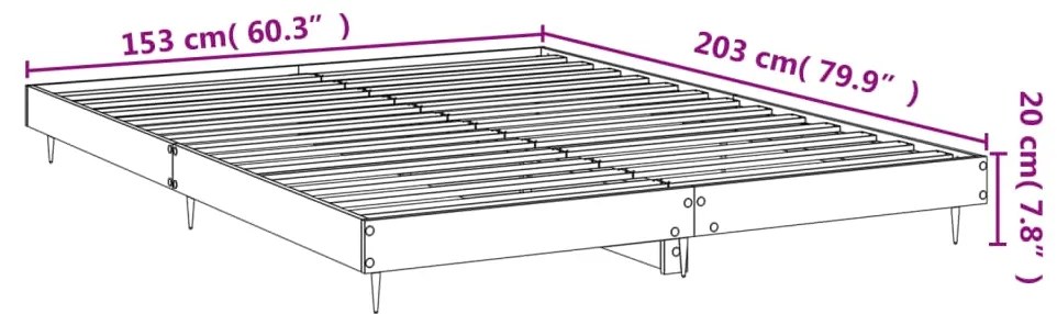 Giroletto Grigio Sonoma 150x200 cm in Legno Multistrato