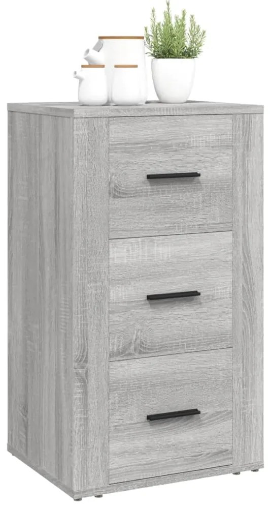 Credenza grigio sonoma 40x33x70 cm in legno multistrato