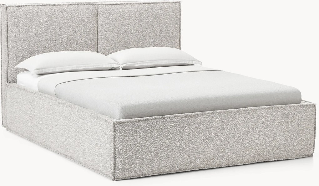 Letto imbottito in bouclé Dream