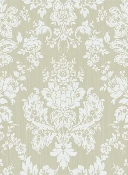 Damask Tapete Giselle von Cole & Son - Pale Linen